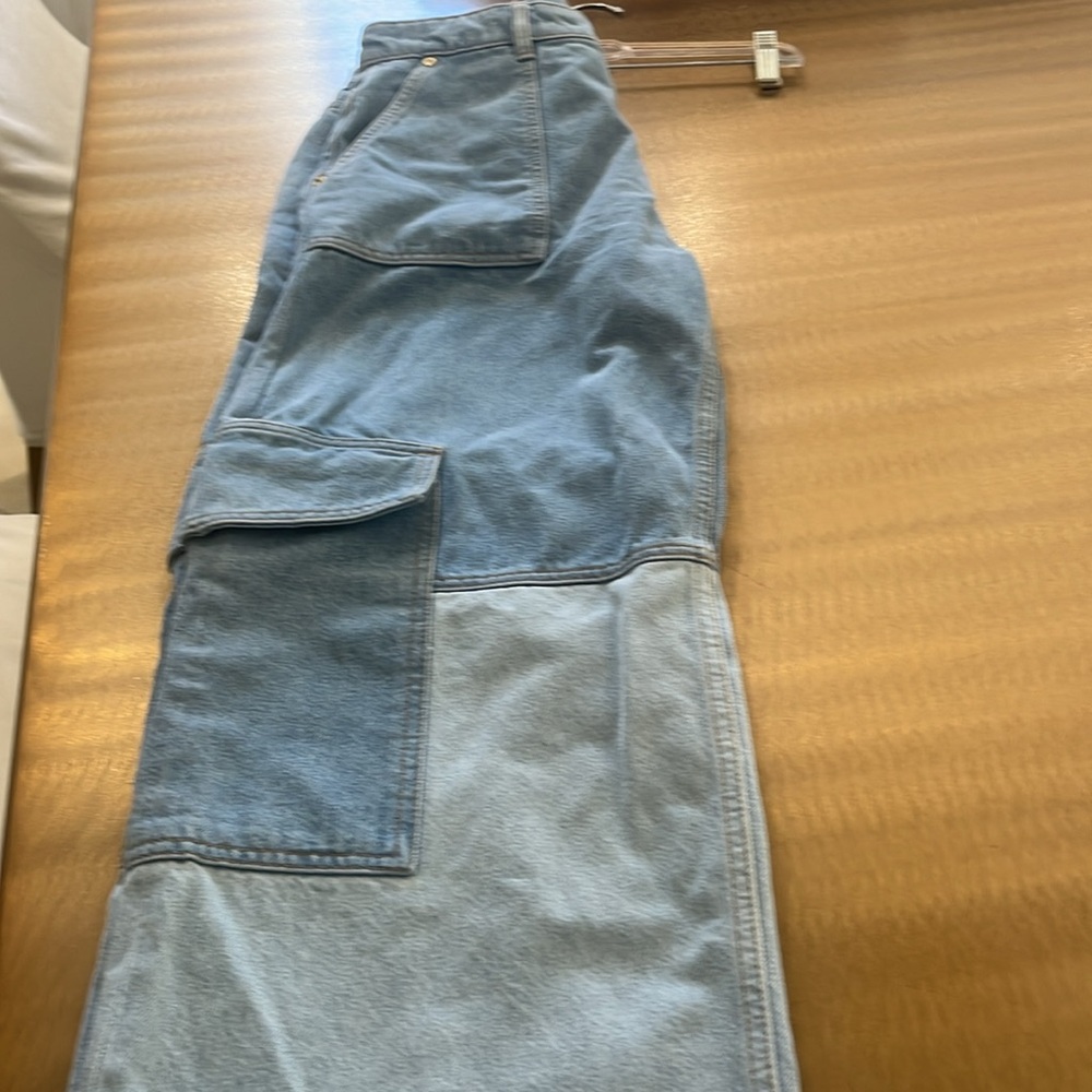 GANNI
High rise cotton denim cargo jeans - Picture 9 of 13
